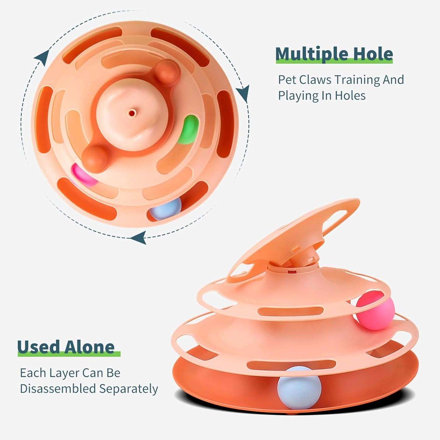 Interactive Cat Turntable Toy