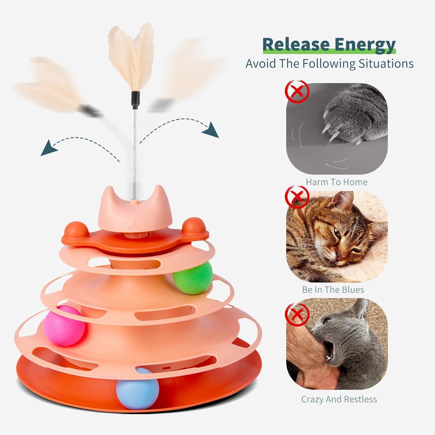 Interactive Cat Turntable Toy