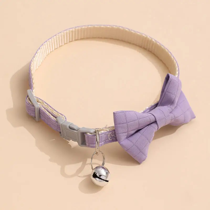 Safety Bell Tie Bow Collar