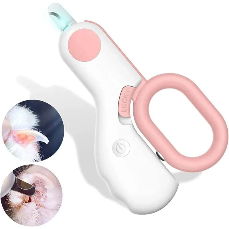 LED Cat Nail Clipper Tool Kit