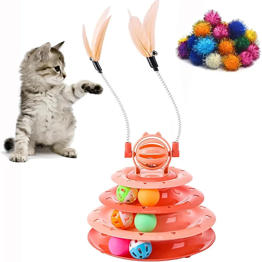 Interactive Cat Turntable Toy