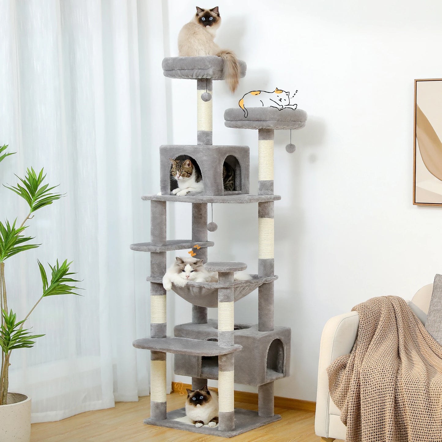 Large Cat Indoor Tower