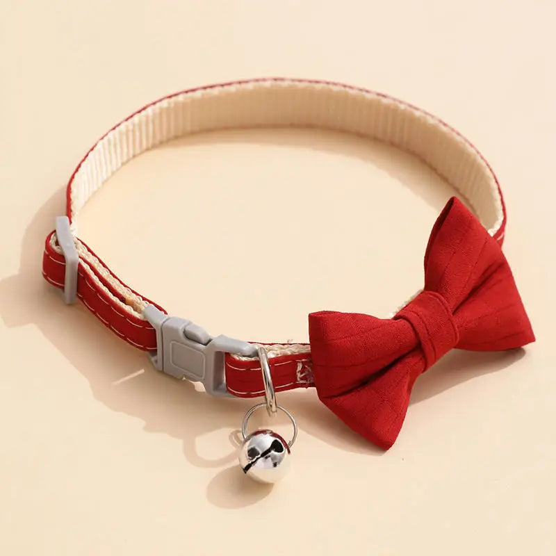 Safety Bell Tie Bow Collar