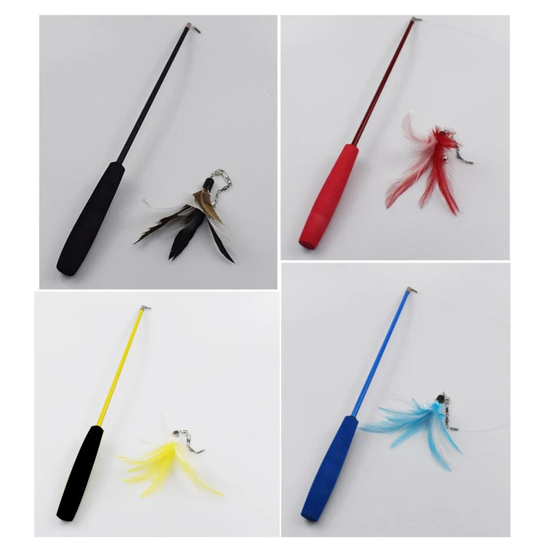 Telescopic Fishing Pole Teaser Stick