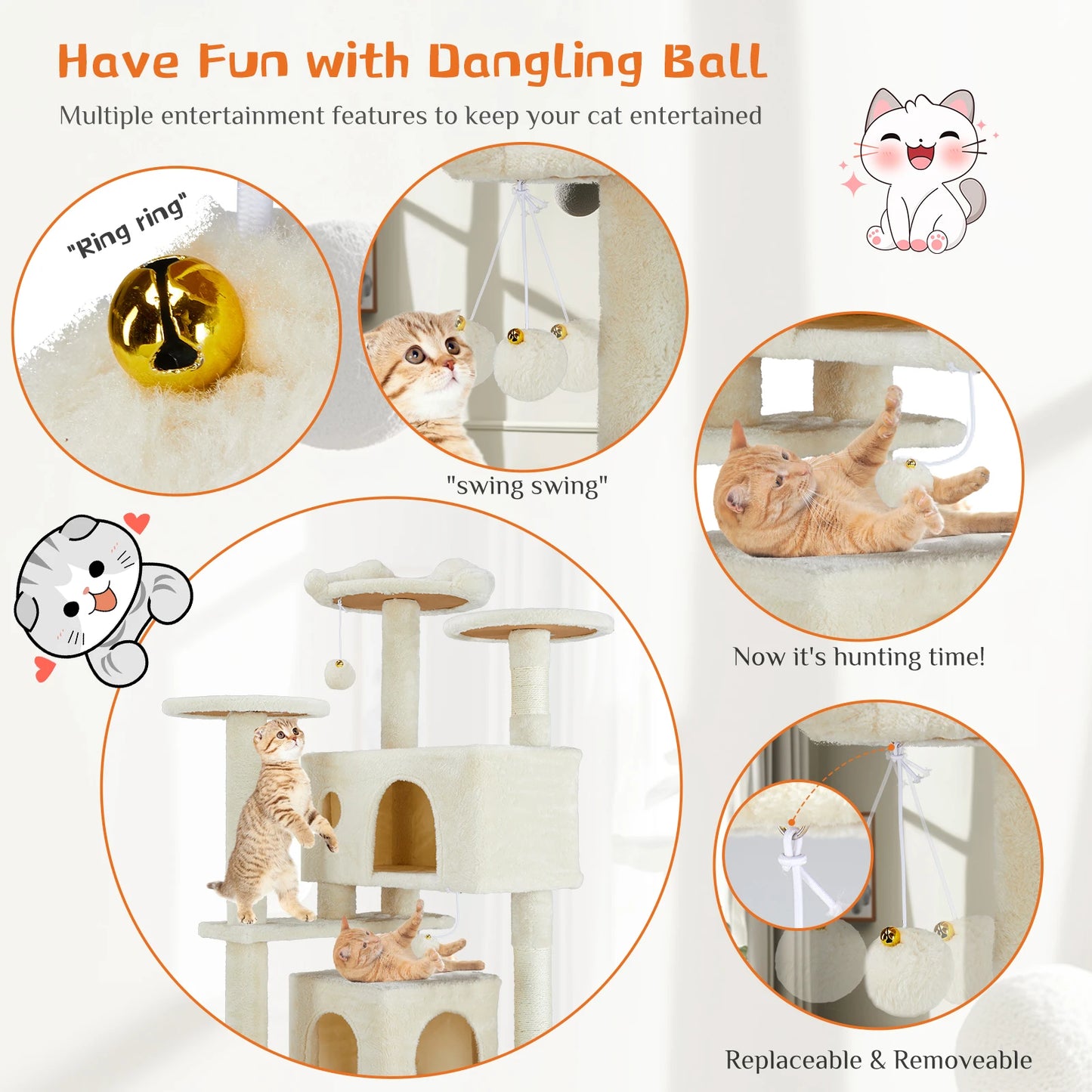 Multi-Level Cat Tower