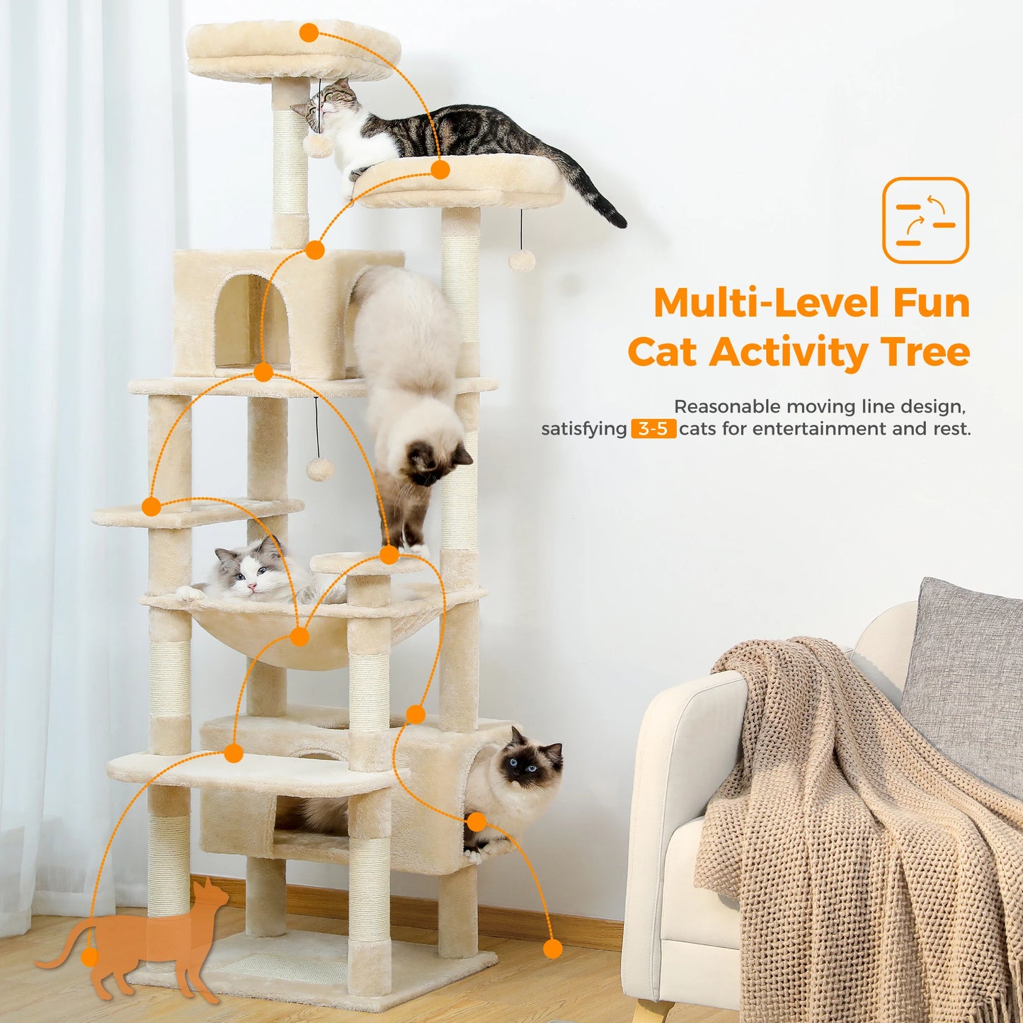 Large Cat Indoor Tower