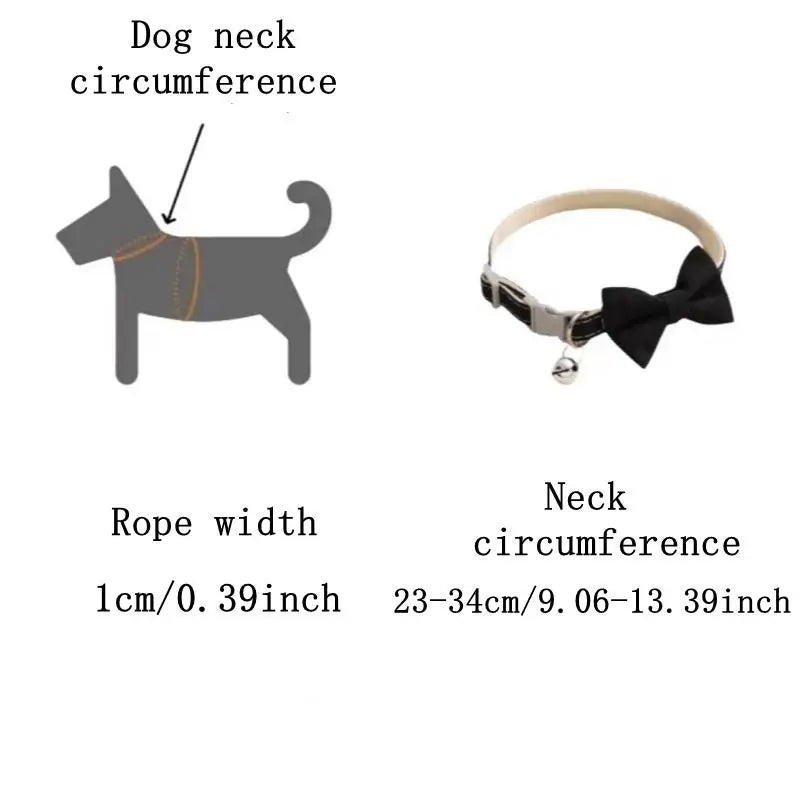 Safety Bell Tie Bow Collar