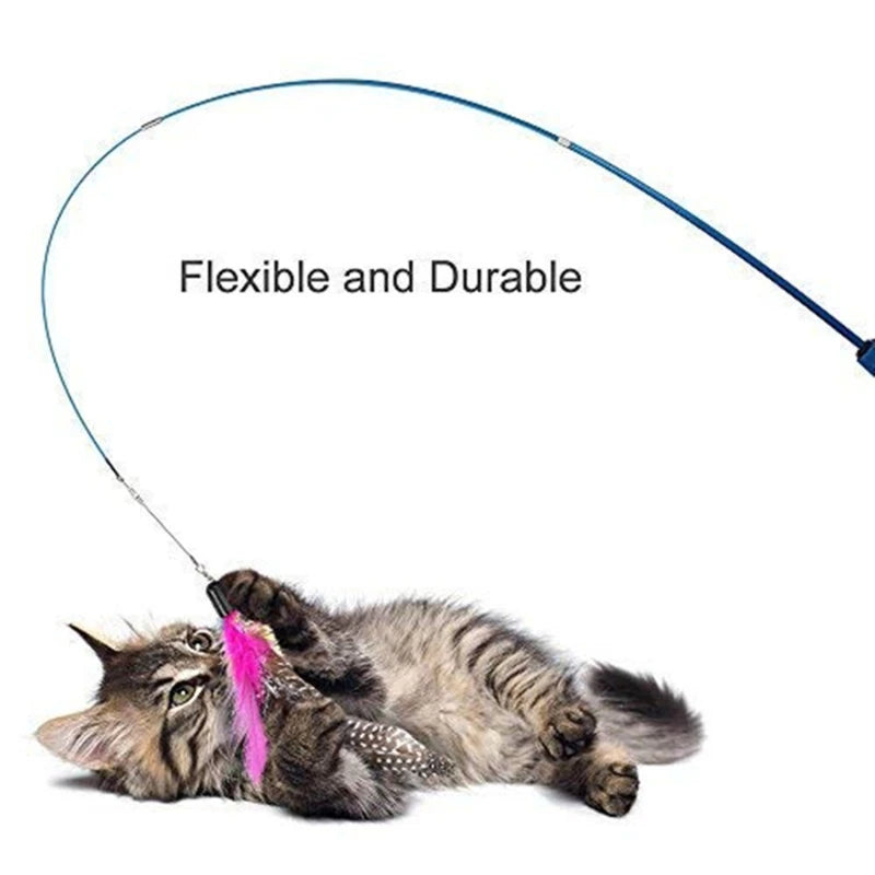 Telescopic Fishing Pole Teaser Stick