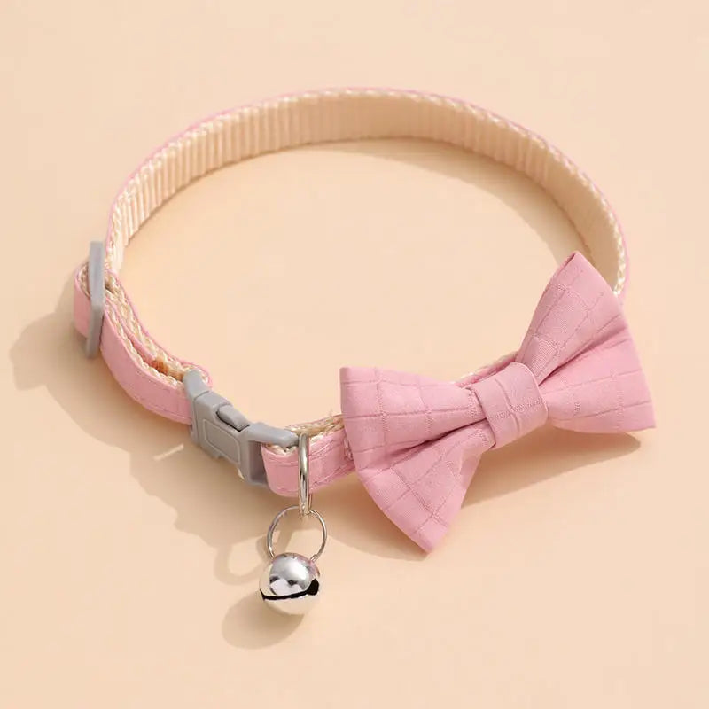 Safety Bell Tie Bow Collar