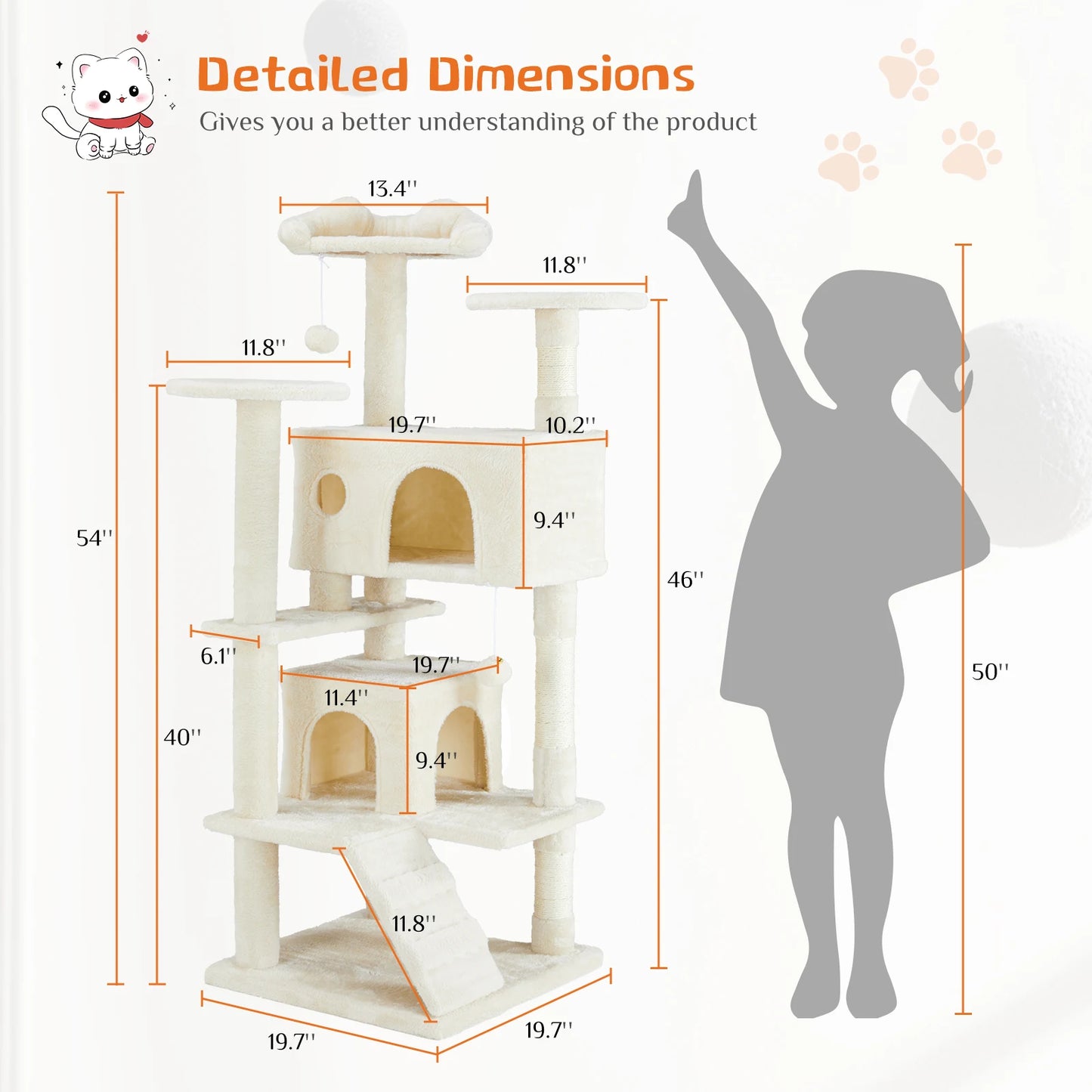 Multi-Level Cat Tower