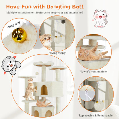 Multi-Level Cat Tower