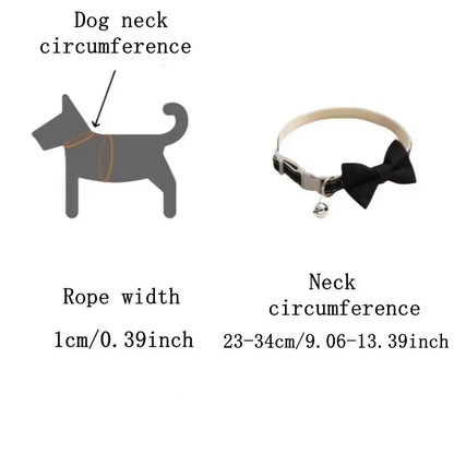 Safety Bell Tie Bow Collar