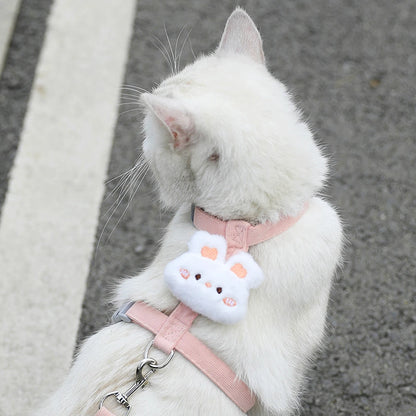 Adjustable Pet Harness Leash Set